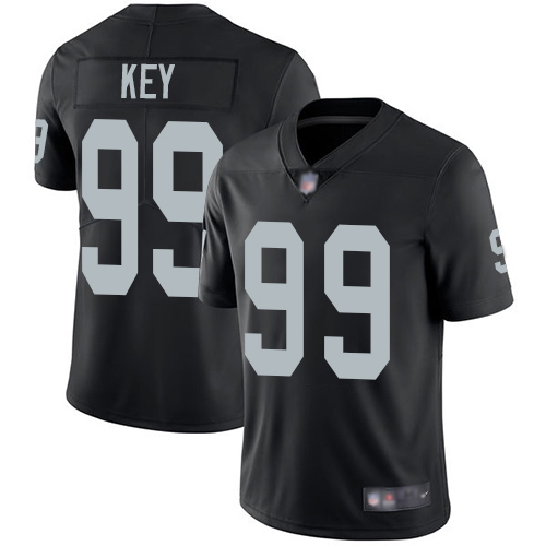 Men Oakland Raiders Limited Black Arden Key Home Jersey NFL Football #99 Vapor Untouchable Jersey